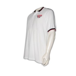 P141 polo-恤 polo衫 立领 polo shirt 批發及製造      白色  撞色黑色領、袖口 P141 polo-恤 polo衫 立领 polo shirt 批發及製造      白色  撞色黑色領、袖口